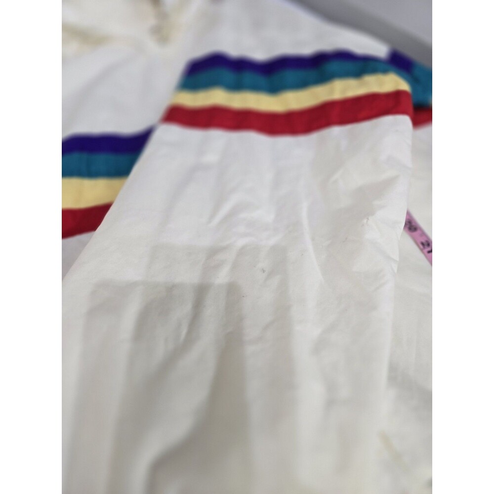 Vintage 80'S Arnold Palmer Golf Jacket 2 Pocket Mens XL Windbreaker Rainbow Hood - Picture 10 of 16